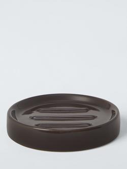 John Lewis Ceramic Soap Dish, Cocoa