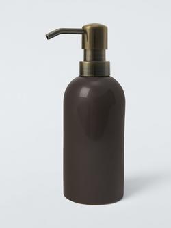 John Lewis Ceramic Soap Dispenser, Cocoa