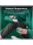 Ion8 Double Wall Vacuum Insulated Leak-Proof Travel Flask, 700ml, Green
