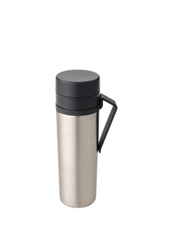 Brabantia Make & Take Insulated Leak-Proof Flask, 500ml, Dark Grey, Dark Grey