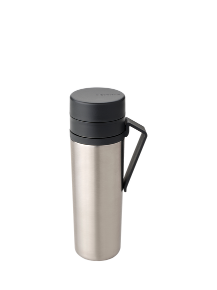 Brabantia Make & Take Insulated Leak-Proof Flask, 500ml, Dark Grey