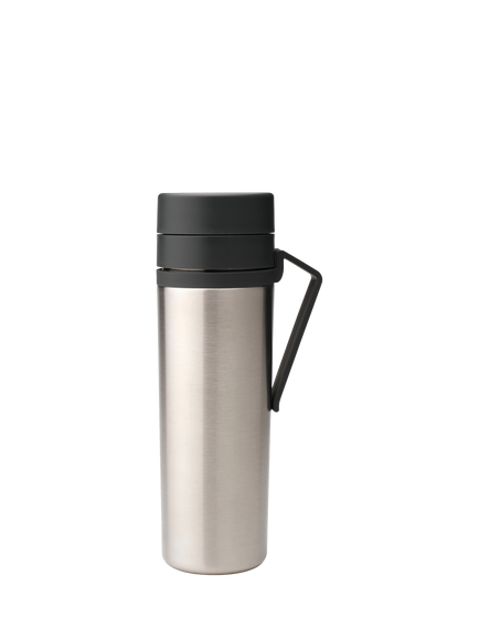 Brabantia Make & Take Insulated Leak-Proof Flask, 500ml - view 2, Dark Grey
