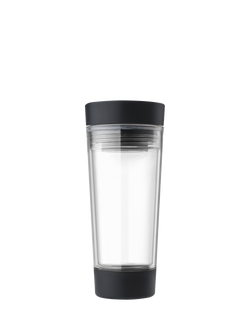 Brabantia Make & Take Insulated Leak-Proof Travel Tea Cup, 360ml, Dark Grey, Dark Grey