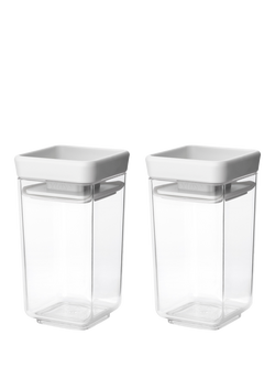 Brabantia Tasty+ Stackable Storage Container, Set of 2, 150ml, Light Grey - view 2, Light Grey