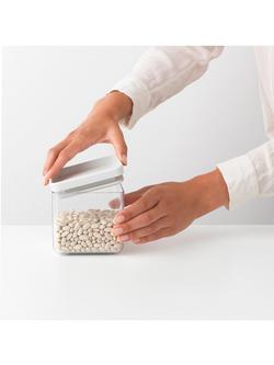 Brabantia Tasty+ Stackable Storage Container, 700ml, Light Grey - view 2, Light Grey