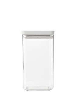 Brabantia Tasty+ Stackable Storage Container, 1.6L, Light Grey, Light Grey