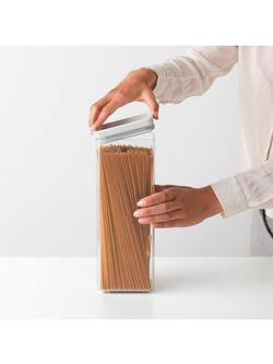 Brabantia Tasty+ Stackable Tall Storage Container, 2.5L, Light Grey - view 2, Light Grey