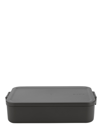Brabantia Make & Take Lunch Bento Box, 2L, Dark Grey