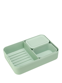 Brabantia Make & Take Lunch Bento Box, 2L - view 2, Jade Green