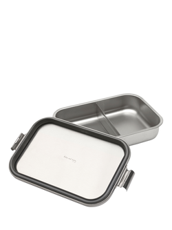 Brabantia Make & Take Stainless Steel Lunch Box, 2L, Matt Steel - view 2, Matt Steel