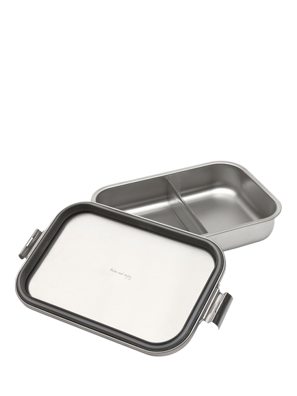 Brabantia Make & Take Stainless Steel Lunch Box, 2L, Matt Steel - view 2, Matt Steel