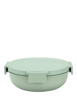 Brabantia Make & Take Salad Bowl, 1.3L, Jade Green