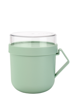 Brabantia Make & Take Soup Mug, 600ml, Jade Green