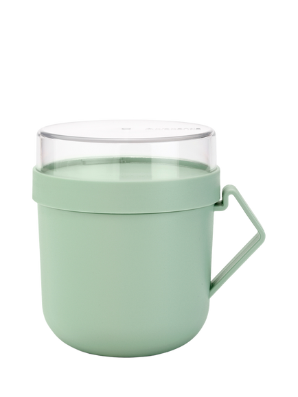 Brabantia Make & Take Soup Mug, 600ml, Jade Green