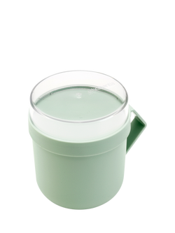 Brabantia Make & Take Soup Mug, 600ml - view 2, Jade Green