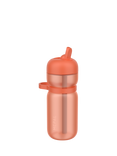 Mepal Flip Straw Leak-Proof Drinks Bottle, 600ml, Peach Orange