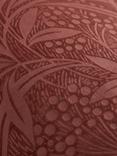Laura Ashley Barley Embossed Square Cushion, Terracotta