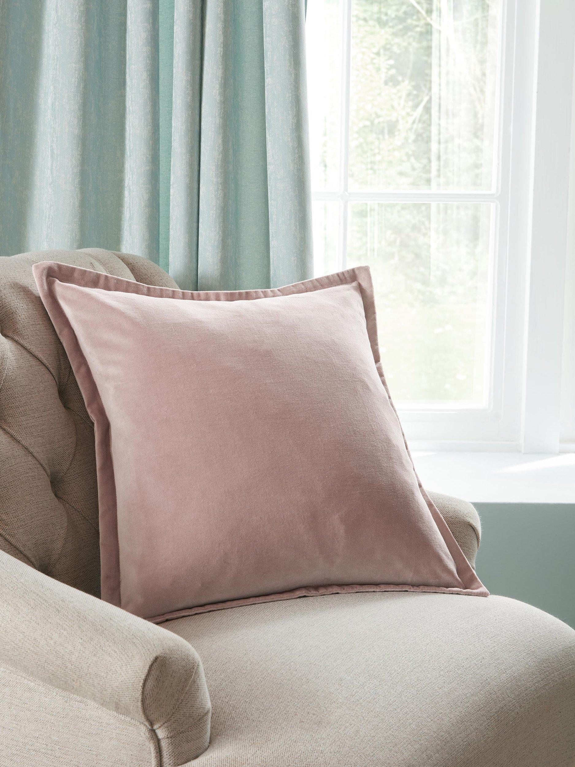 Laura Ashley Hanya Square Cushion Dark Blush