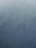 Laura Ashley Hanya Sage Leaf Square Cushion, Dark Seaspray Blue