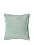 Laura Ashley Hanya Sage Leaf Square Cushion, Sage Leaf