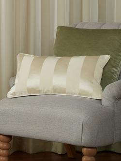 Laura Ashley Lille Stripe Cushion, Oyster