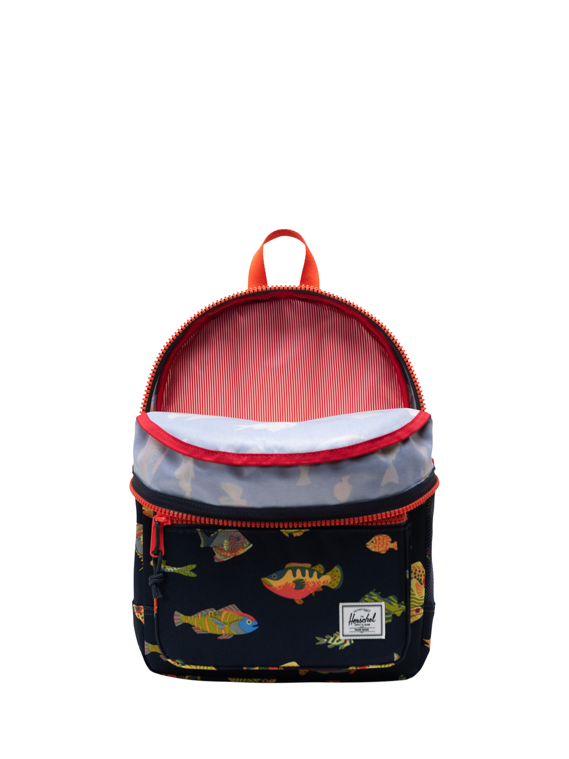 Product image 2 of 4, which shows Herschel Supply Co. Kids' Something Fishy Backpack, Fish Print