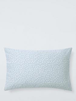 John Lewis Kids' Spots Cotton Duvet Cover and Pillowcase Set, Blue - view 2, Blue