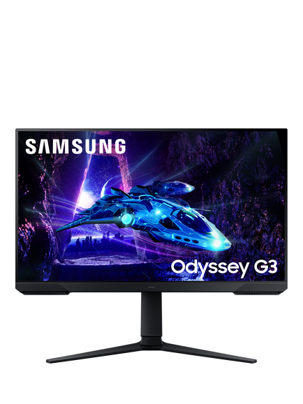 Samsung Odyssey G3 LS27DG302EUXXU Full HD Gaming Monitor, 27", Black, Black