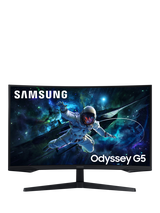 Samsung Odyssey G5 LS32CG552EUXXU Quad HD Gaming Monitor, 32", Black