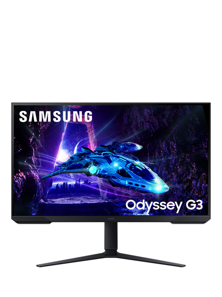 Samsung Odyssey G3 LS32DG302EUXXU Full HD Gaming Monitor, 32", Black, Black