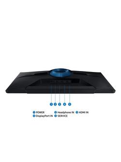 Samsung Odyssey G3 LS32DG302EUXXU Full HD Gaming Monitor, 32", Black - view 2, Black