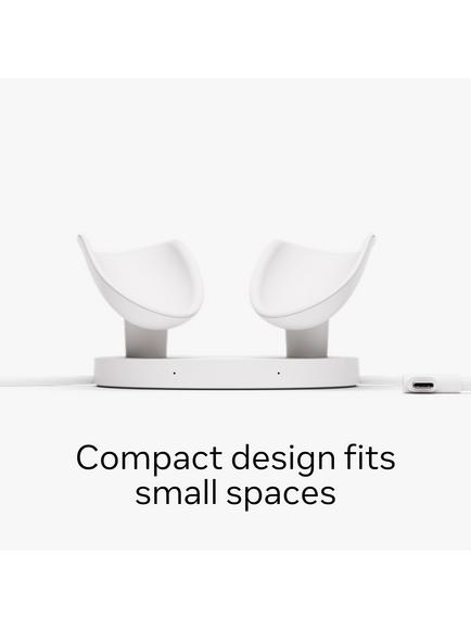 Meta Quest Compact Charging Dock for Meta Quest 3/3S, White - view 2, White