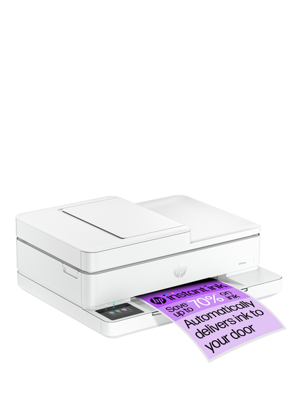 HP ENVY 6530e All-In-One Wireless Printer, HP+ Enabled & HP Instant Ink Compatible, White - view 2, White