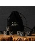 Selbrae House Stag Whisky Stones, Set of 6, Black