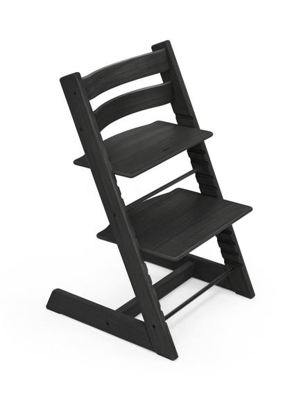 Stokke Tripp Trapp Oak Highchair, Black