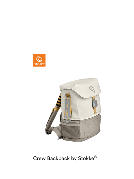 Stokke JetKids Crew Travel Backpack, White, White