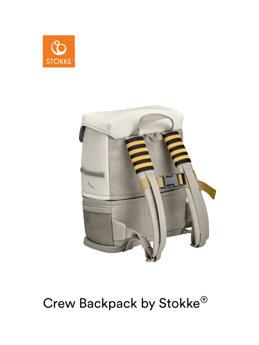 Product image 2 of 3, which shows Stokke JetKids Crew Travel Backpack, White