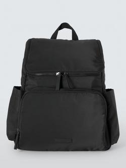 John Lewis ANYDAY Changing Backpack, Black, Black