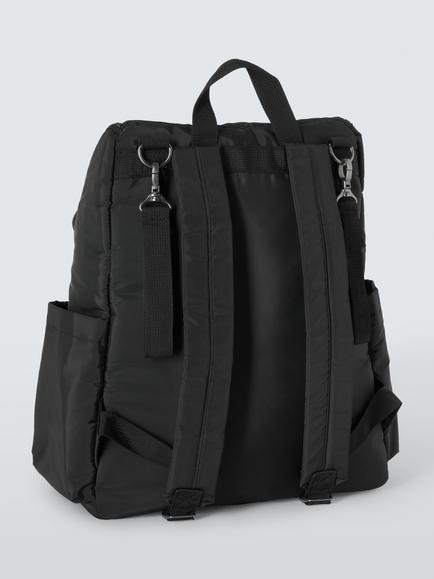John Lewis ANYDAY Changing Backpack, Black - view 2, Black