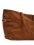 Flattered Lesley Fine Calf Leather Tote Bag, Bourbon