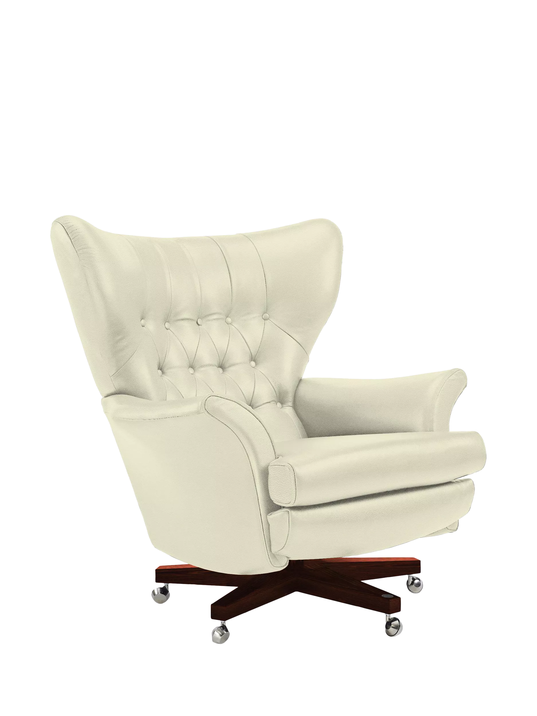 G Plan Vintage The Sixty Two Leather Swivel Armchair