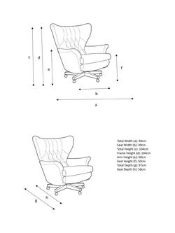 G Plan Vintage The Sixty Two Swivel Armchair - view 2, Aquaclean Calor Cardamon