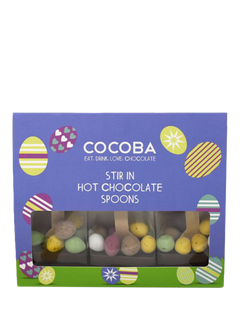 Cocoba Mini Eggs Hot Chocolate Spoons 3 pk, 75g