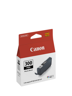 Canon PFI-300 Ink Cartridge, Photo Black, Black