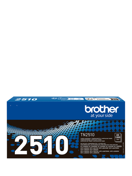 Brother TN-2510 Toner Cartridge, Black, Black