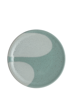 Denby Kiln Accent Stoneware Side Plate, 17cm, Green