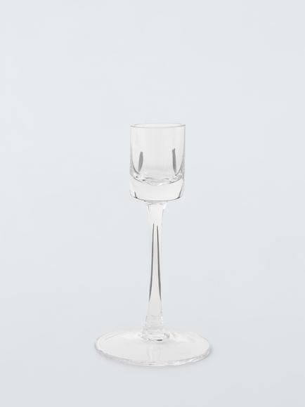 John Lewis Glass Candle Stick, H13cm, Clear