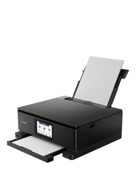 Canon PIXMA TS8750 All-in-One Wireless Wi-Fi Printer, Black - view 2, Black