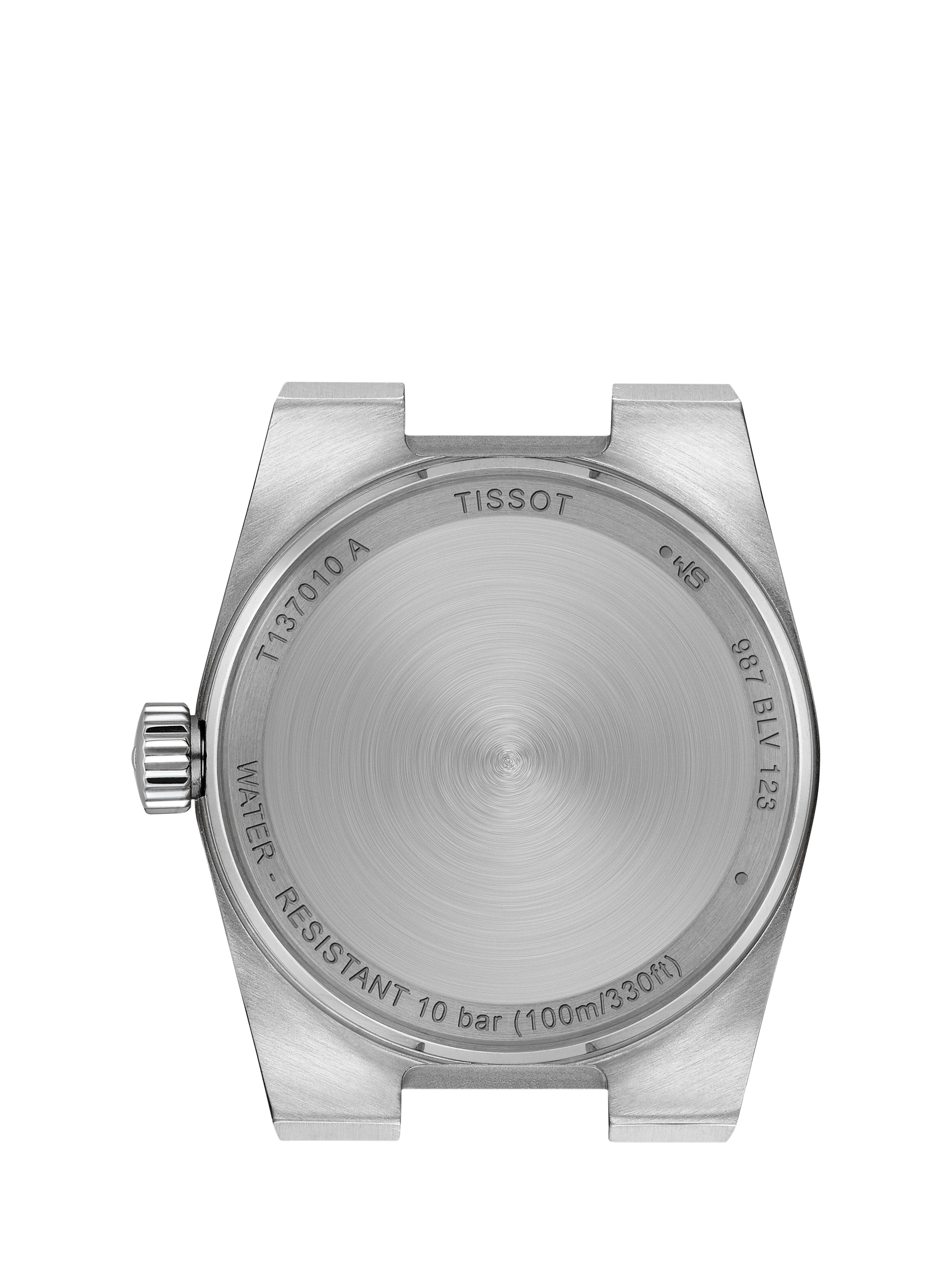 Product image 4 of 4, which shows Tissot T1370101135100 Women's PRX Bracelet Strap Watch, Ice Blue