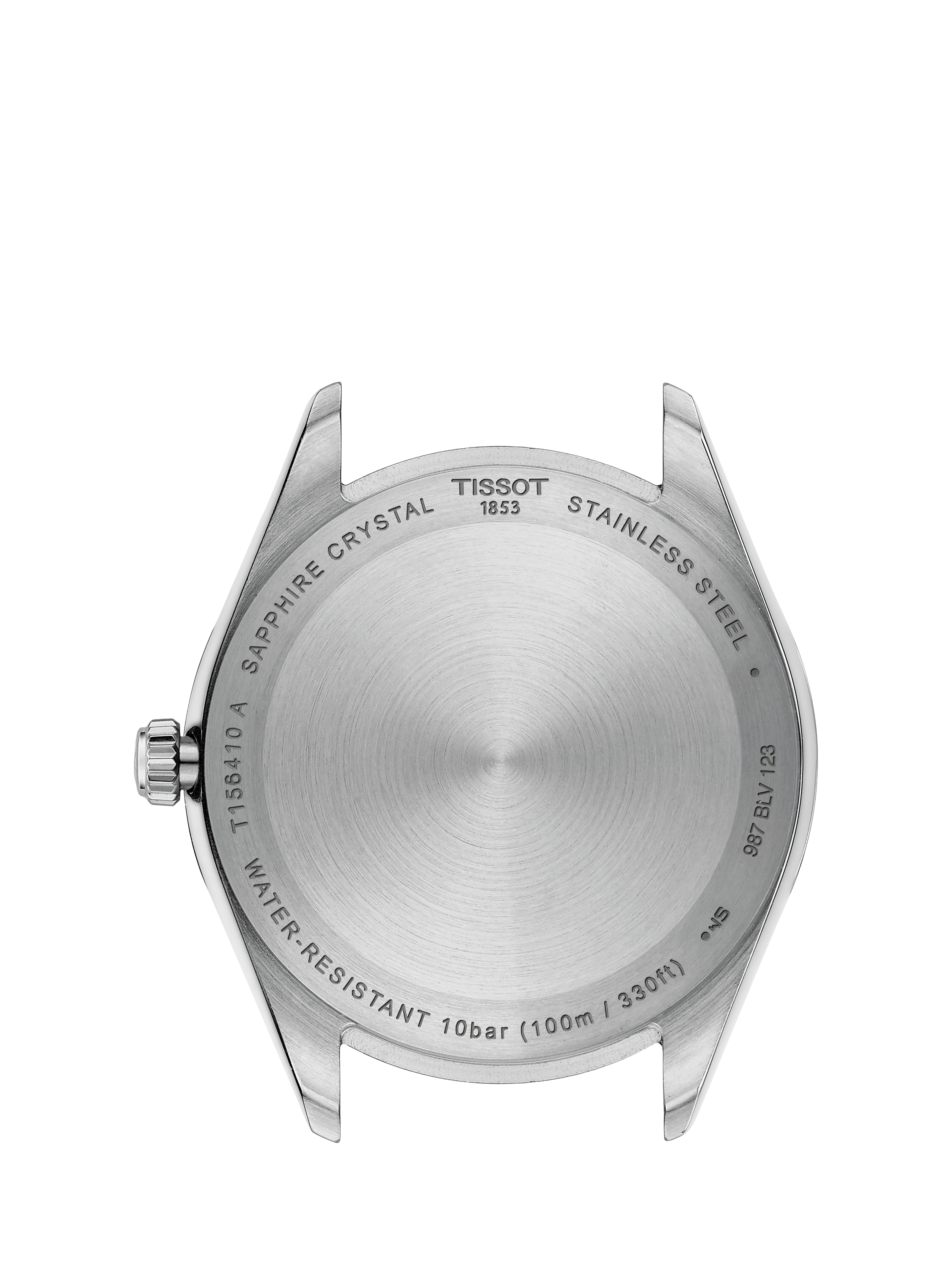 Product image 4 of 4, which shows Tissot T1564101104100 Men's Ballade Date Bracelet Strap Watch, Blue